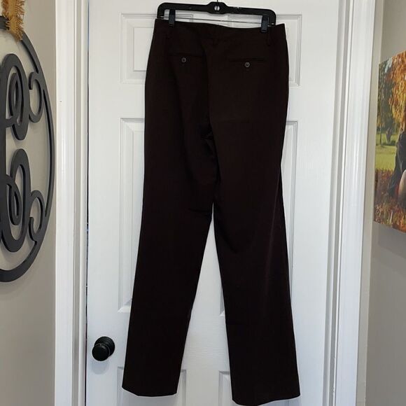 CAbi #724 Brown wide leg trouser pants - Picture 4 of 6